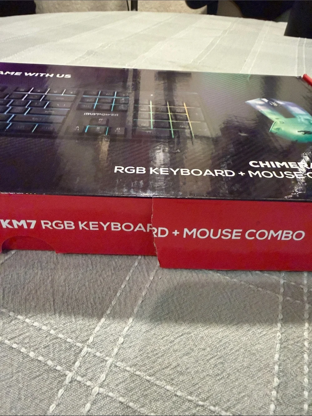 RGB Gaming Keyboard & Mouse Combo - Black